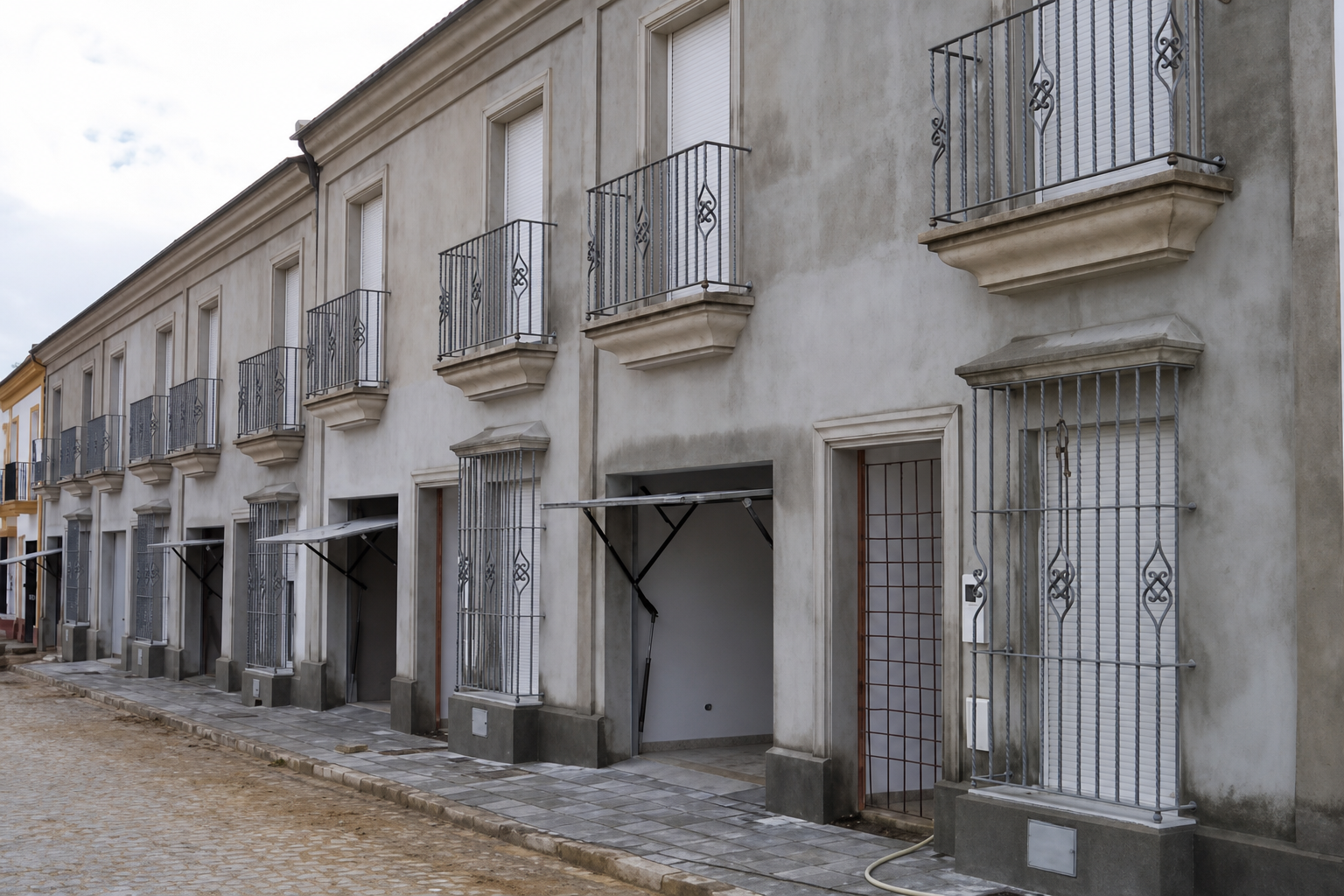 Fachada em construção