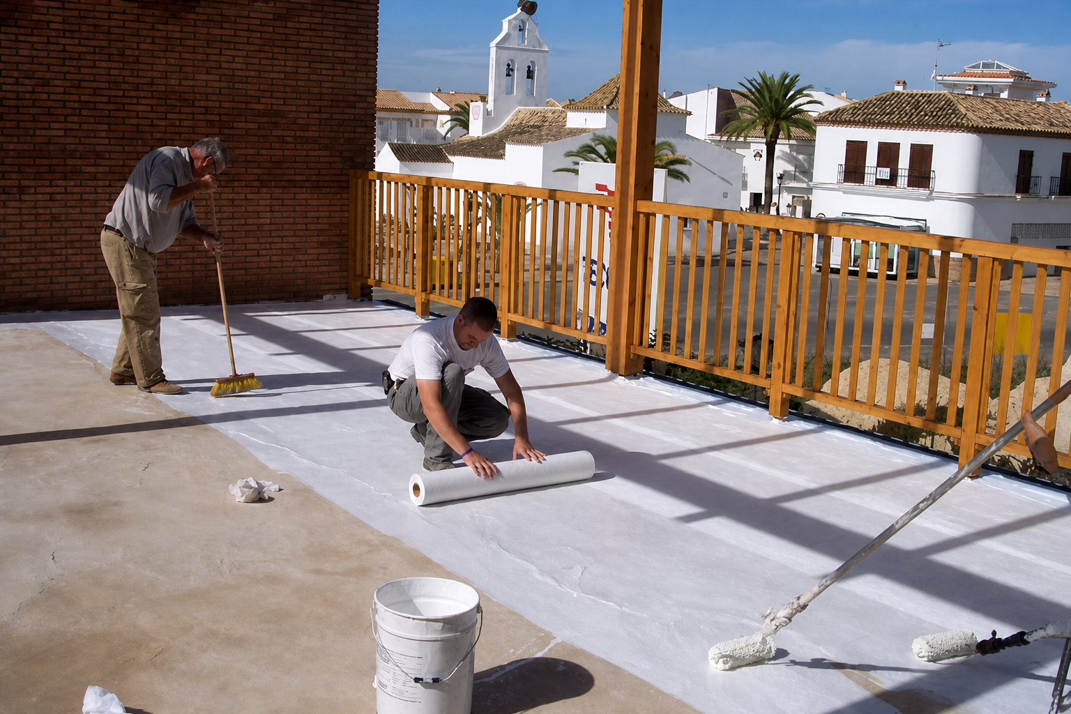 Terraço acabado com Seal-Pul 250